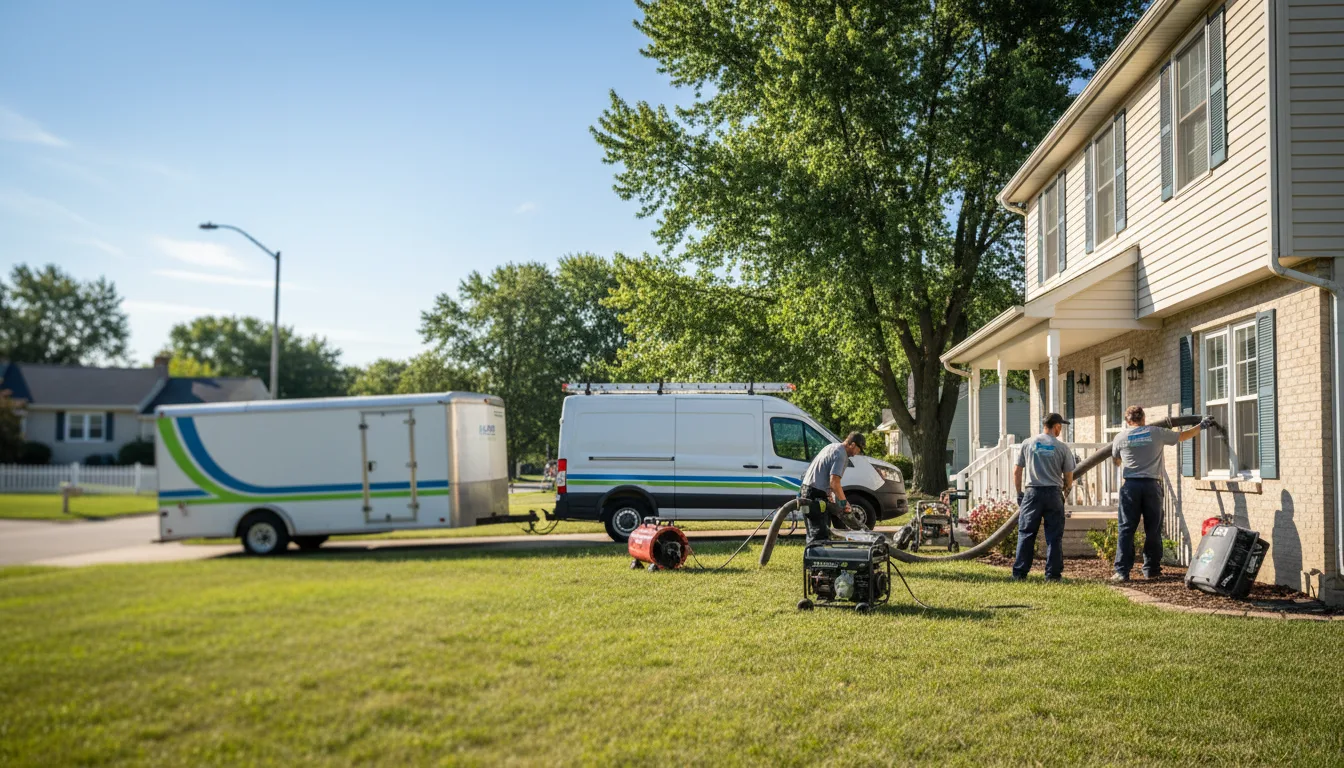 Flooded Basement Restoration And Cleanup With Repair in Broadwater, NE near me